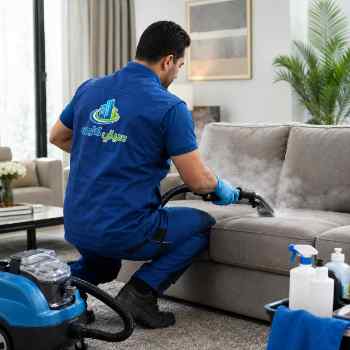 خدمة تنظيف المفروشات بالبخار