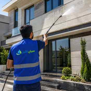خدمة تنظيف واجهات المنازل
